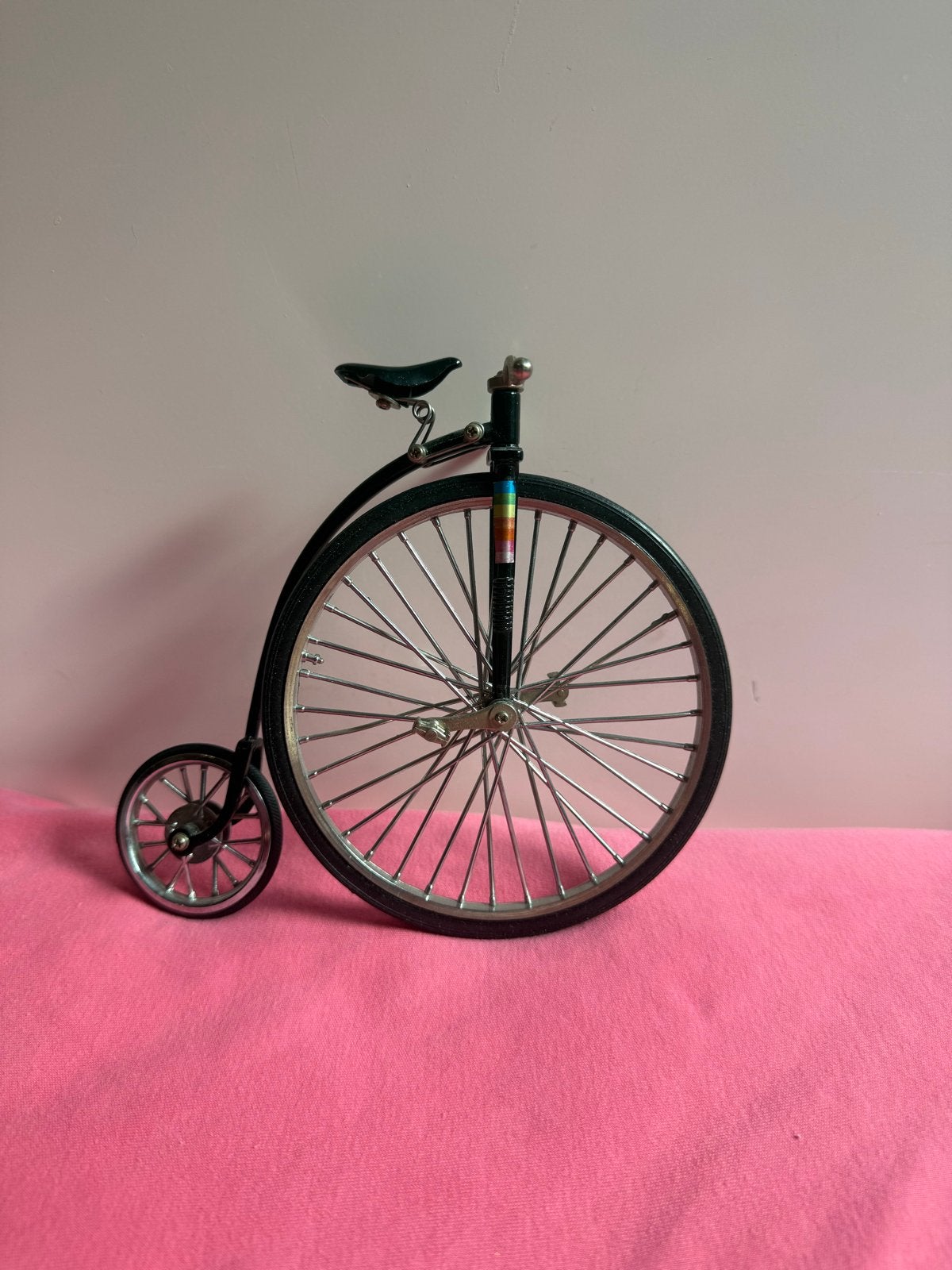 Decoratieve Hoge Bi Penny-Farthing Fiets Miniatuur, Ophalen, Gebruikt
