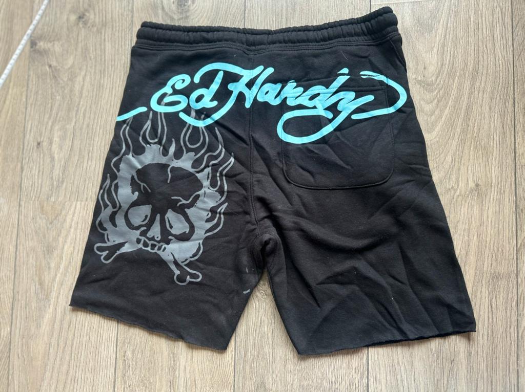 Vintage ed hardy korte broek heren maat M, Kleding | Heren, Ophalen of Verzenden