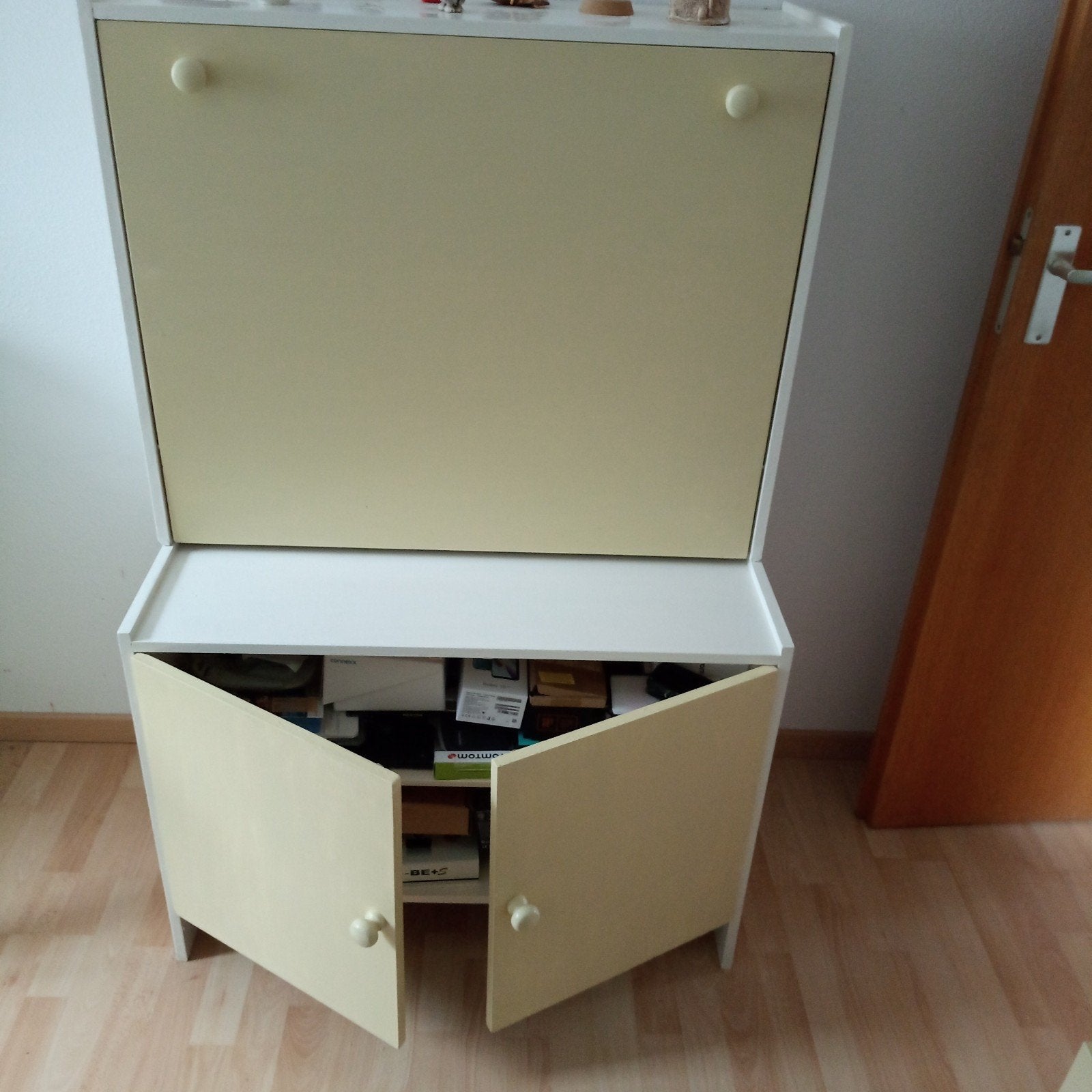 commode met opbergkast (2 delig), Ophalen, Gebruikt, 105 cm of meer, 75 tot 100 cm