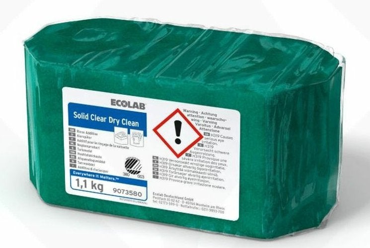 Ecolab solid clear dry clean 6 x 1.1 kg, Ophalen