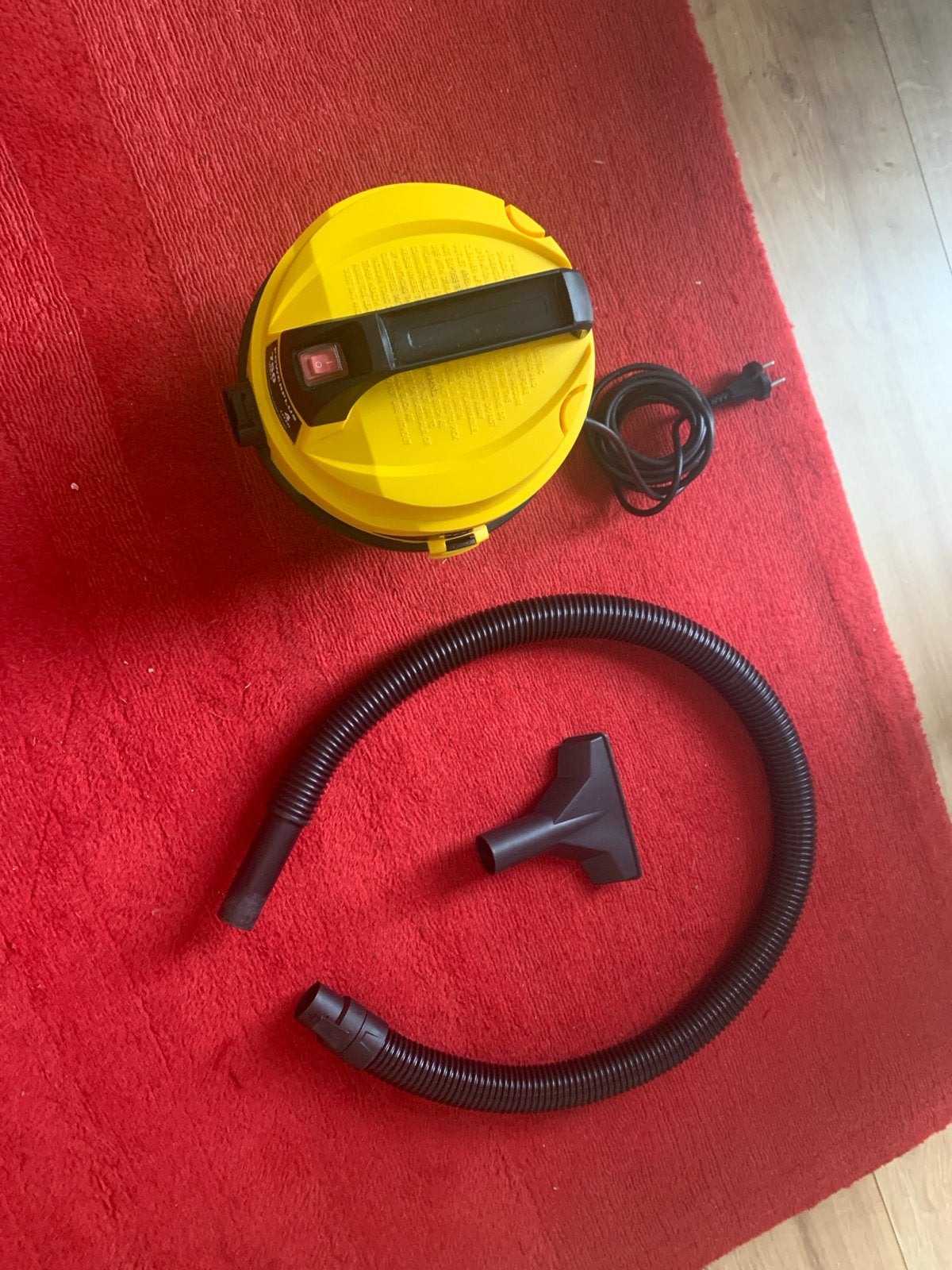 Powerplus POWX318 Nat/Droog Stofzuiger - Zo goed als nieuw, Ophalen of Verzenden, Zo goed als nieuw, Industriële stofzuiger, Minder dan 1200 watt