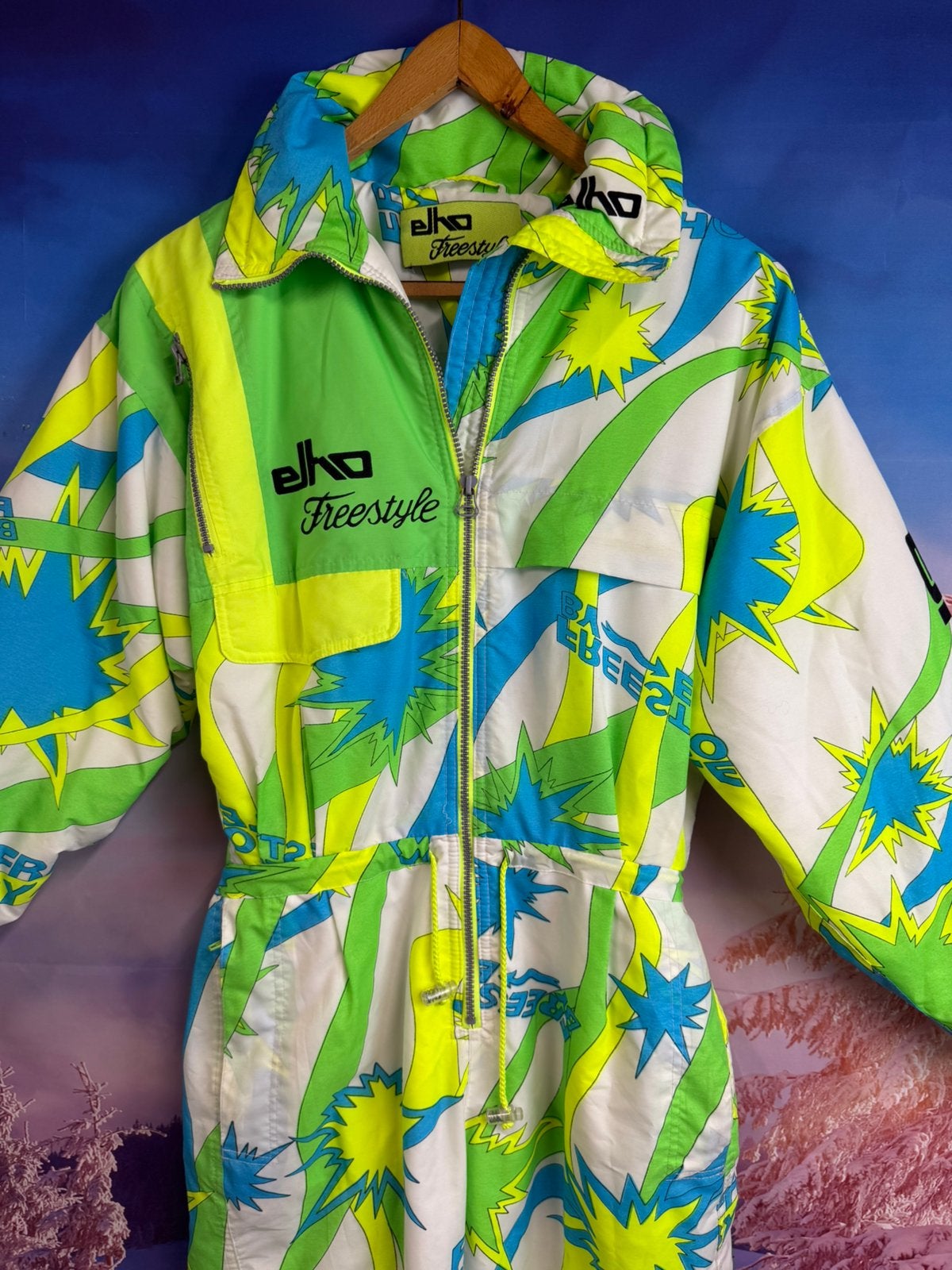 Vintage Fout Skipak van Elho Freestyle maat 36 / S, Kleding | Dames, Ophalen of Verzenden, Zo goed als nieuw, Maat 36 (S), Pak