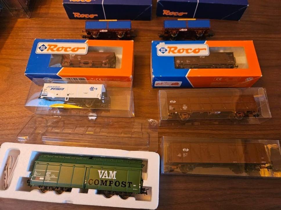H0 goederenwagons NS 8x Roco Liliput Euroscale, Gelijkstroom, Wagon, Ophalen of Verzenden, NS