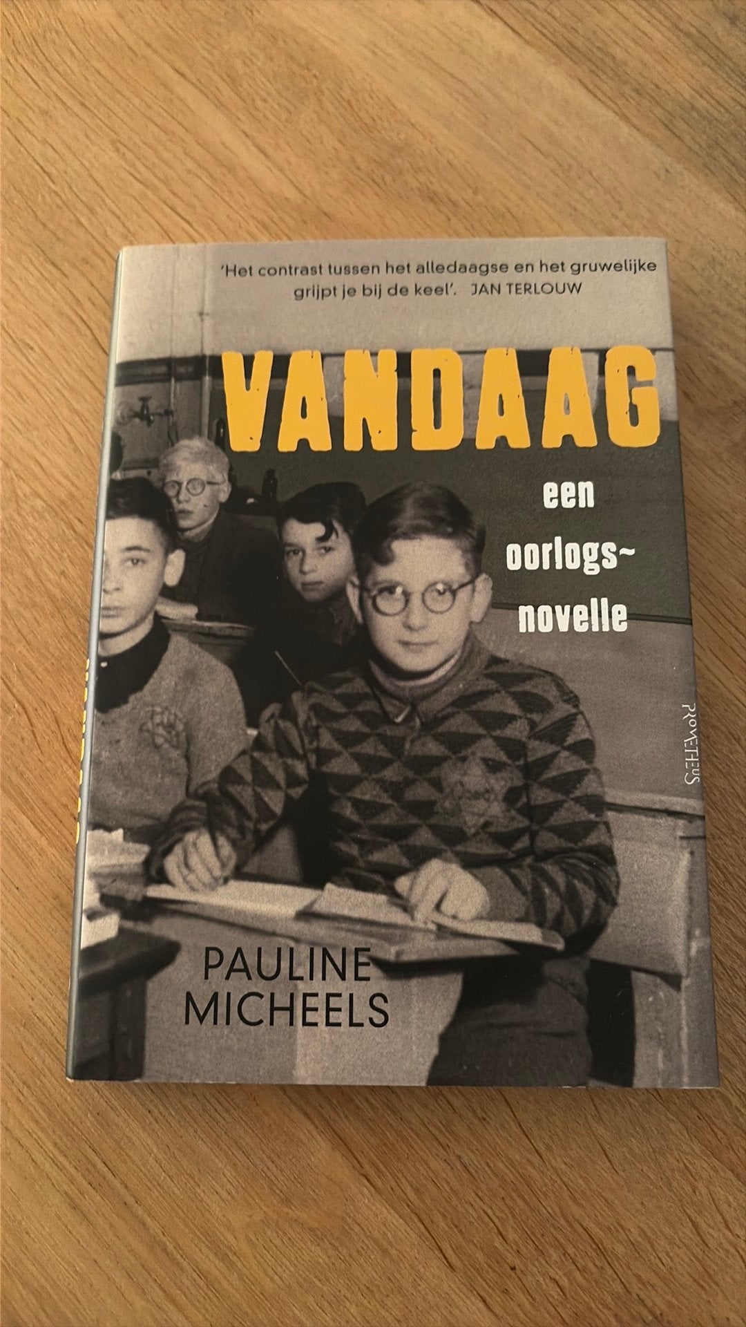 Vandaag; Een oorlogsnovelle - Pauline Micheels, Ophalen of Verzenden, Zo goed als nieuw, Pauline Micheels