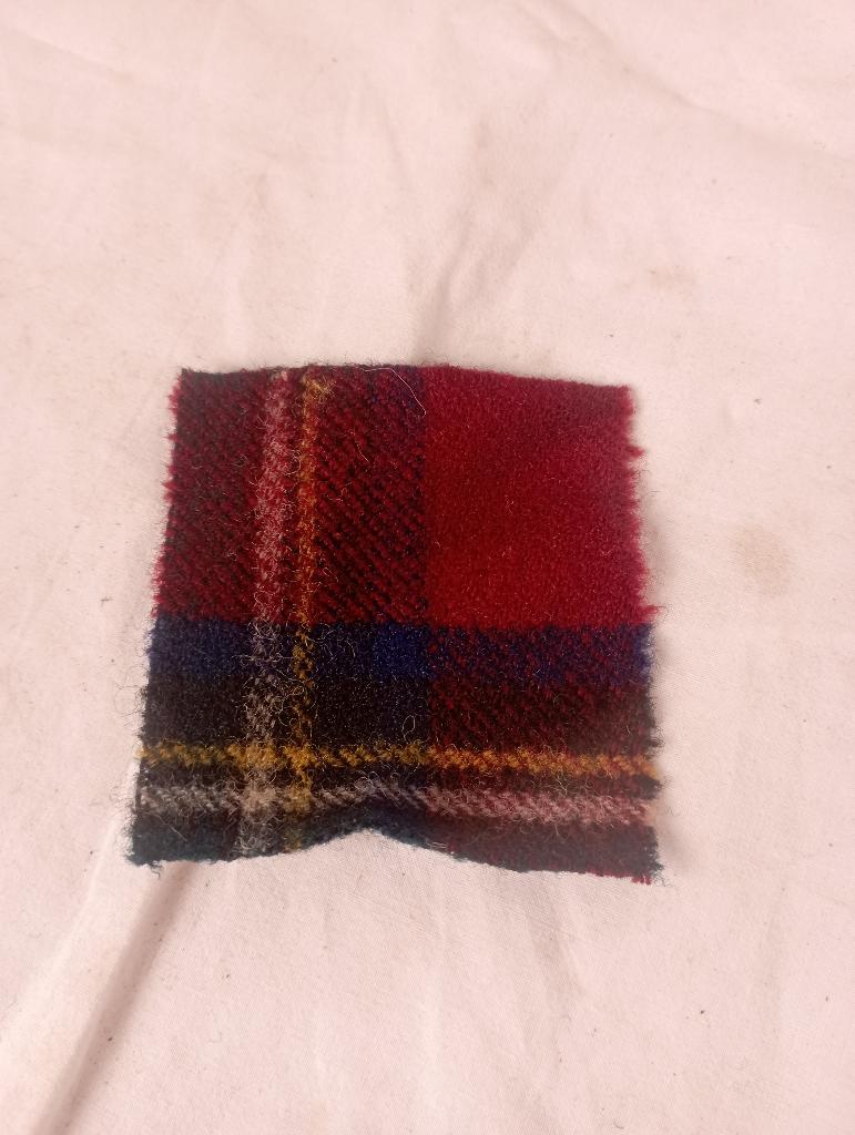tartan patch, Verzamelen, Militaria | Tweede Wereldoorlog, Ophalen of Verzenden, Luchtmacht, Nederland, Embleem of Badge