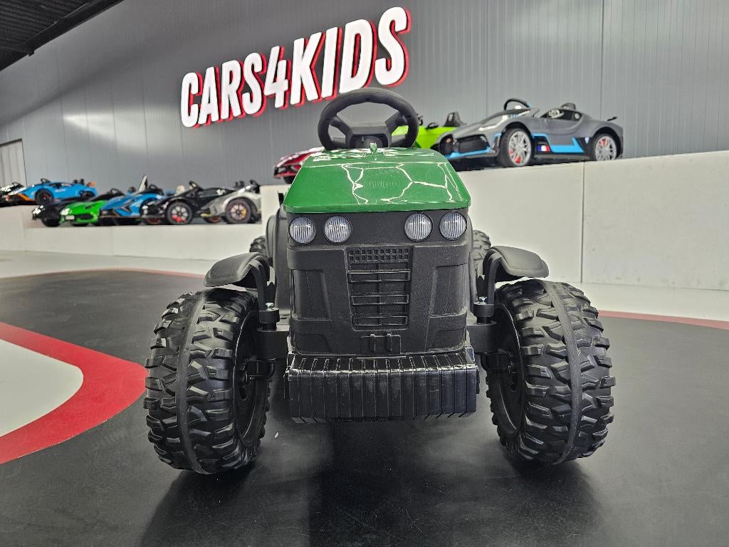 Farmer kindertractor 12 volt - met aanhanger - met RC, Kinderen en Baby's, Speelgoed | Buiten | Accuvoertuigen, Ophalen of Verzenden