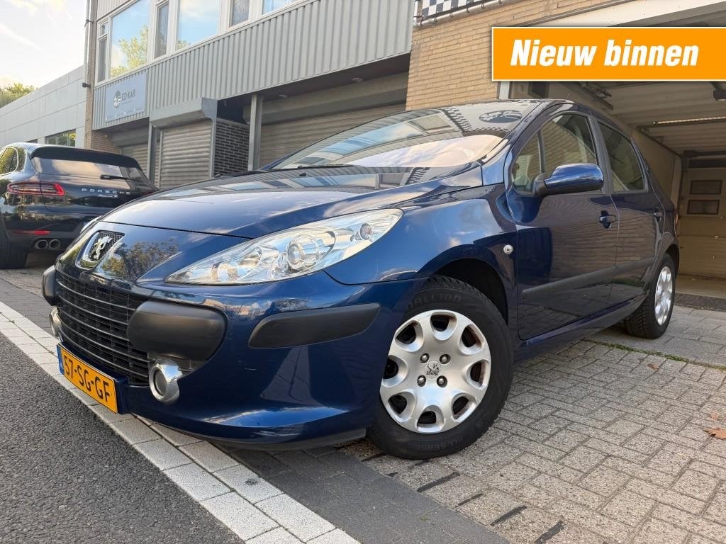 Peugeot 307 1.6-16V XT 5drs Clima NAP APK NETTE AUTO RIJDT G, Auto's, Gebruikt, 4 cilinders, Startonderbreker, Blauw