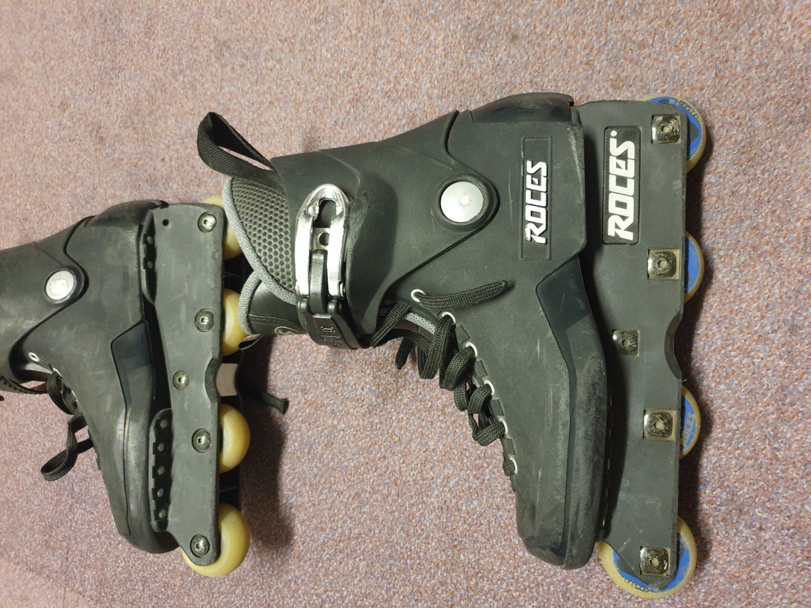 Roces M12 High FCO 1992 Aggressive Inlines Stunt Skates 42, Sport en Fitness, Ophalen of Verzenden, Gebruikt, Overige typen, Roces
