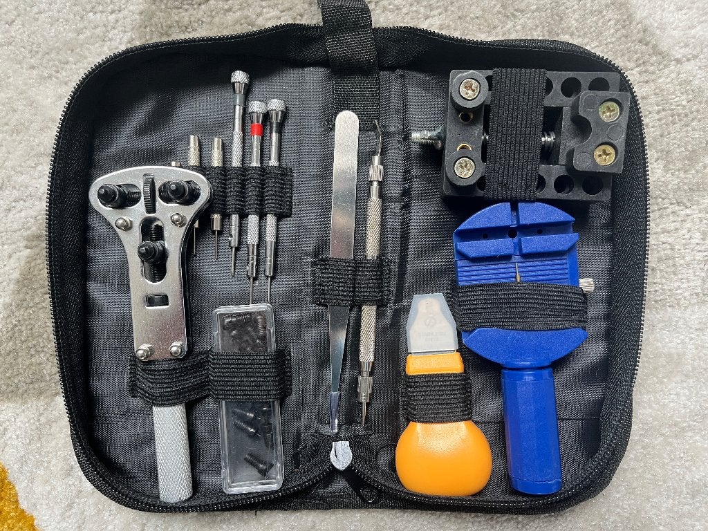 Horlogemaker Gereedschap Set - Zo goed als nieuw, Ophalen of Verzenden, Zo goed als nieuw, Gereedschapsset