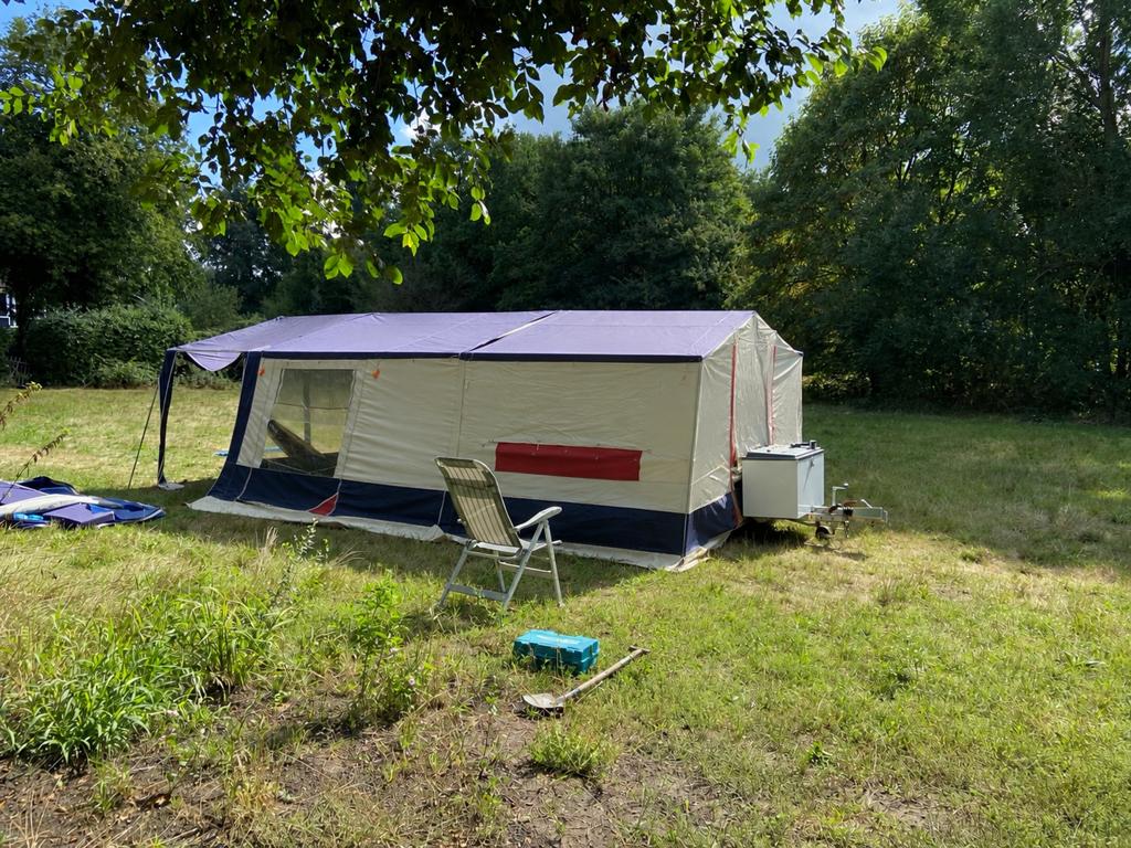 Jamet Arizona vouwwagen 6-8 pers. gepimpte keuken waterdicht, Ophalen, Meer dan 6