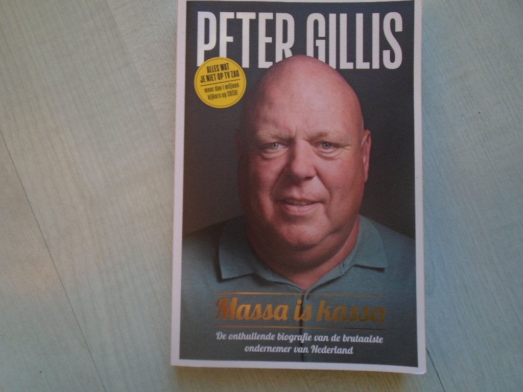 peter gillis, massa is kassa, Boeken, Ophalen of Verzenden, Zo goed als nieuw, Peter Gillis