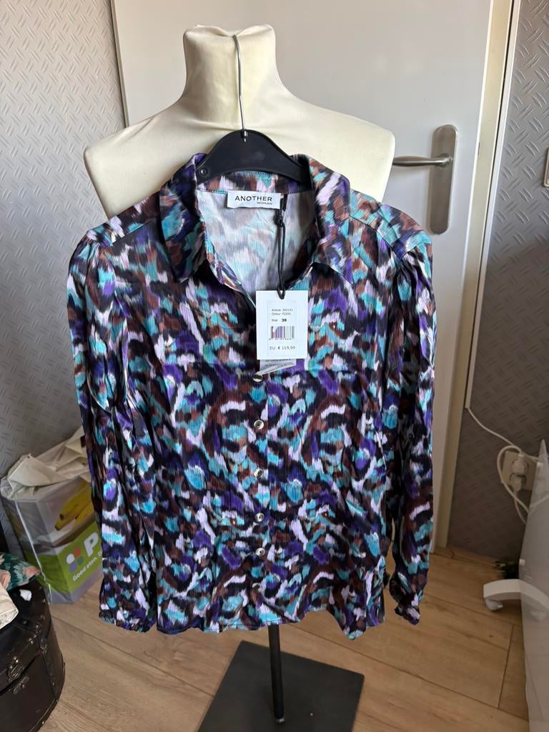 Another woman blouse nieuw 38, Kleding | Dames, Ophalen of Verzenden, Zo goed als nieuw, Maat 38/40 (M)