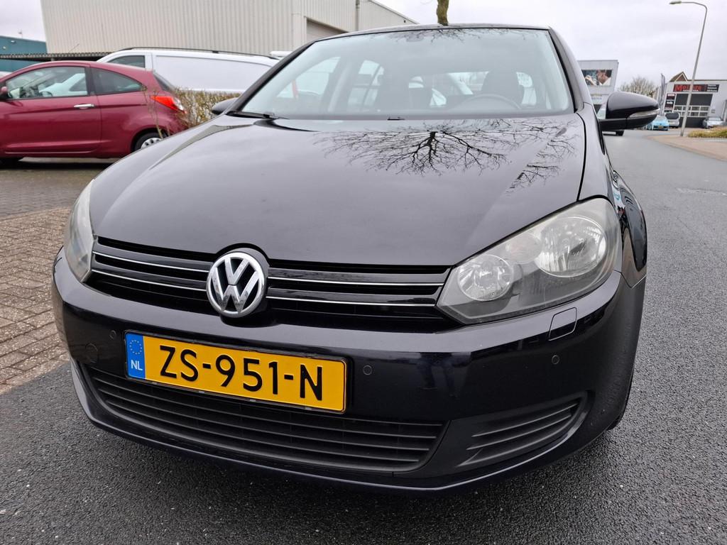 Volkswagen Golf 1.4 TSI Highline CLIMA/NAVI/LEDER/STOELVERWA, Euro 5, Gebruikt, Zwart, 4 cilinders