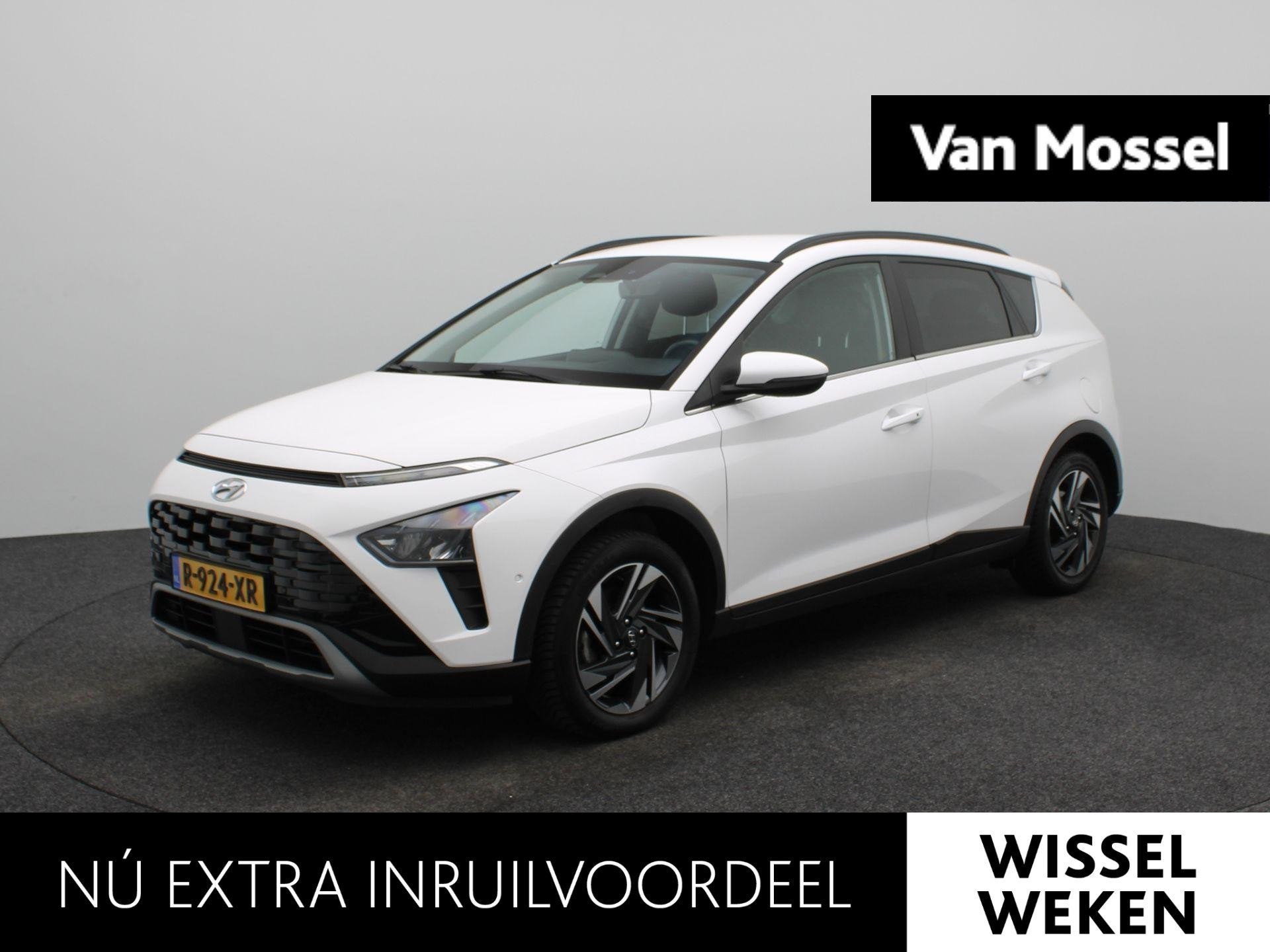 Hyundai Bayon 1.0 T-GDI Premium | Trekhaak | Navigatie | Ach, Auto's, Voorwielaandrijving, 12 maanden, Gebruikt, Origineel Nederlands