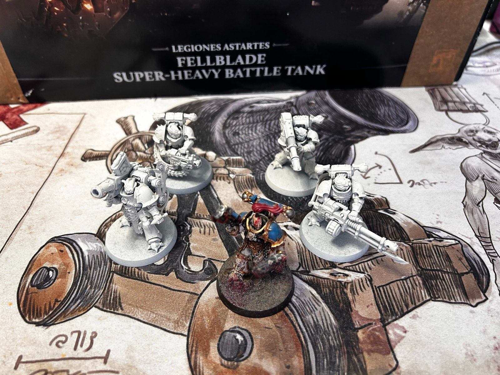Warhammer 40K Havocs Squad Chaos Space Marines, Ophalen of Verzenden, Gebruikt, Warhammer 40000