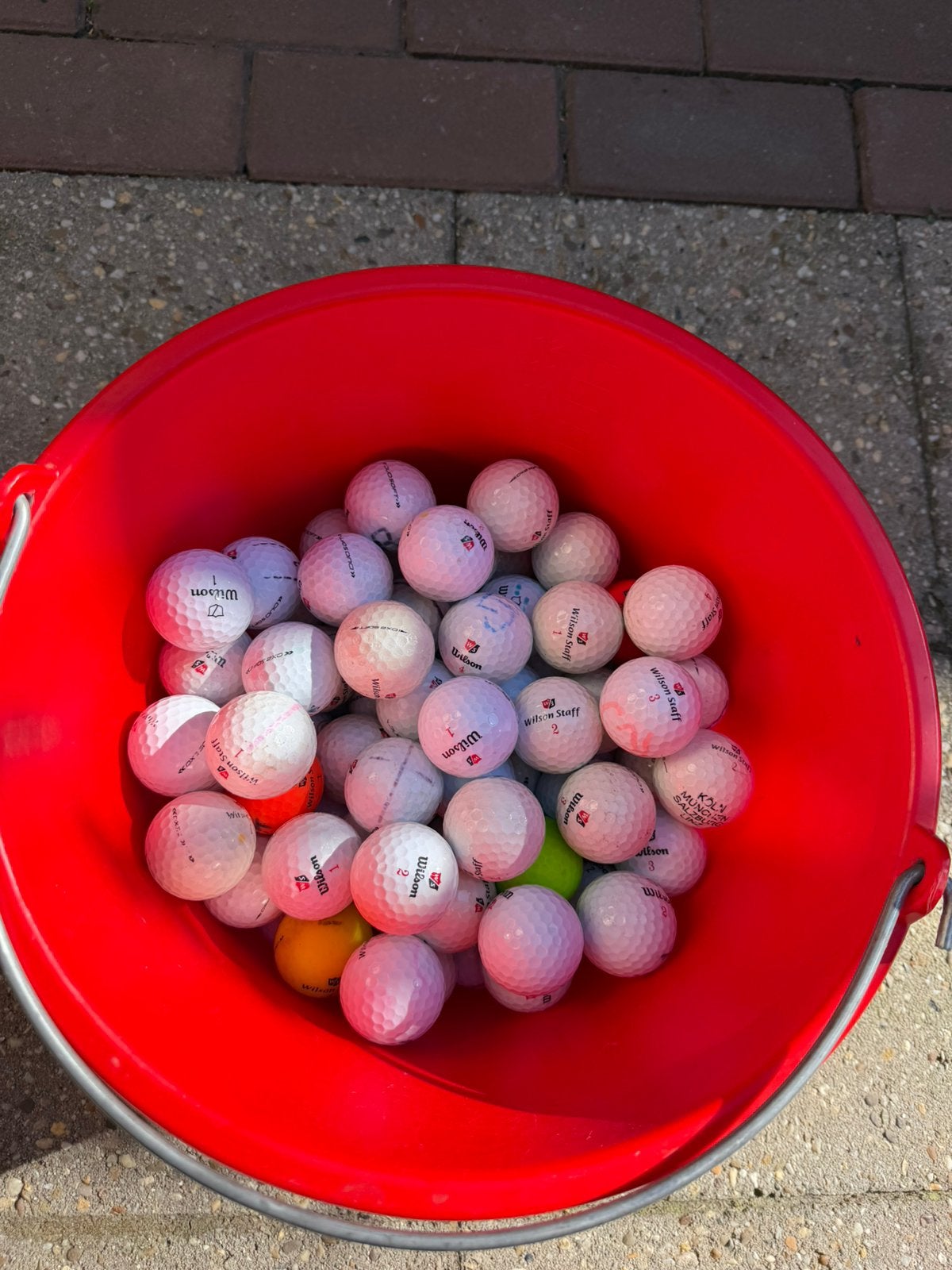 100 Wilson Soft golfballen, Overige merken, Gebruikt, Bal(len), 6603EB