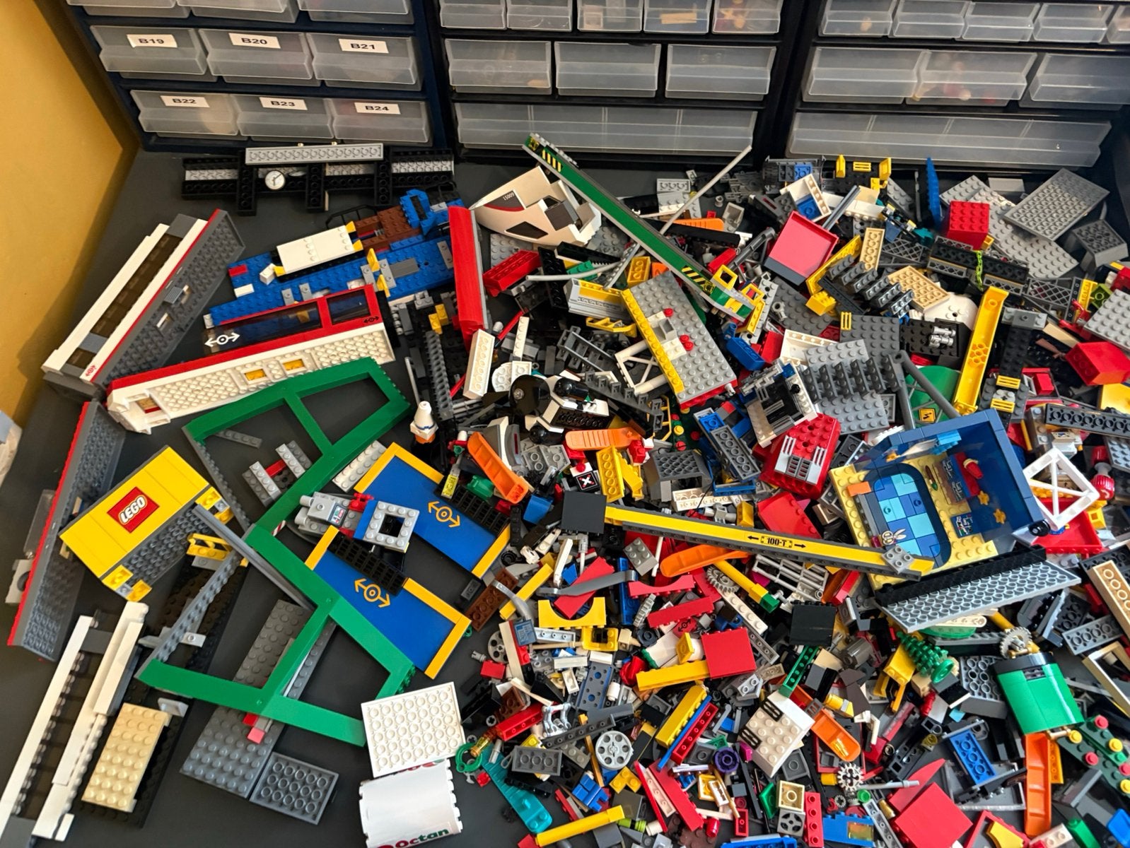 Grote partij lego trein onderdelen, Lego, Lego, Verzenden, Zo goed als nieuw