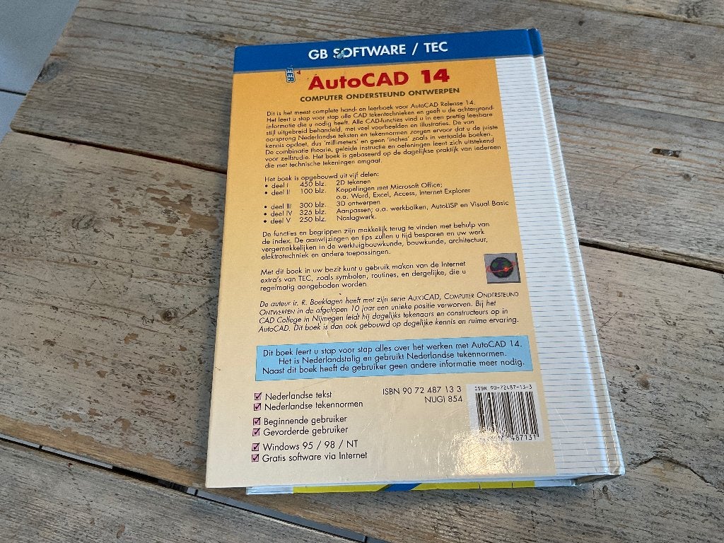 Autocad 14, Computers en Software, Ophalen, Gebruikt, Overige