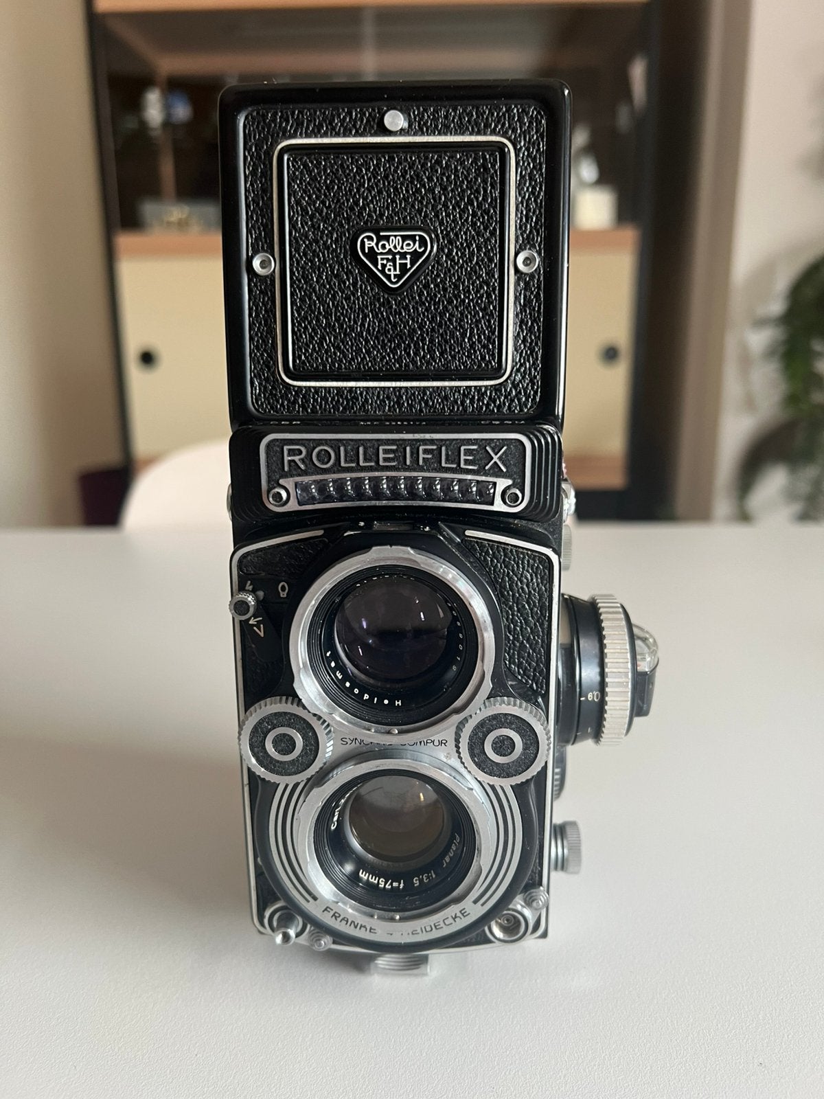 Rolleiflex 3.5F planar, oleson screen, Gebruikt, Compact, Ophalen of Verzenden, Overige Merken