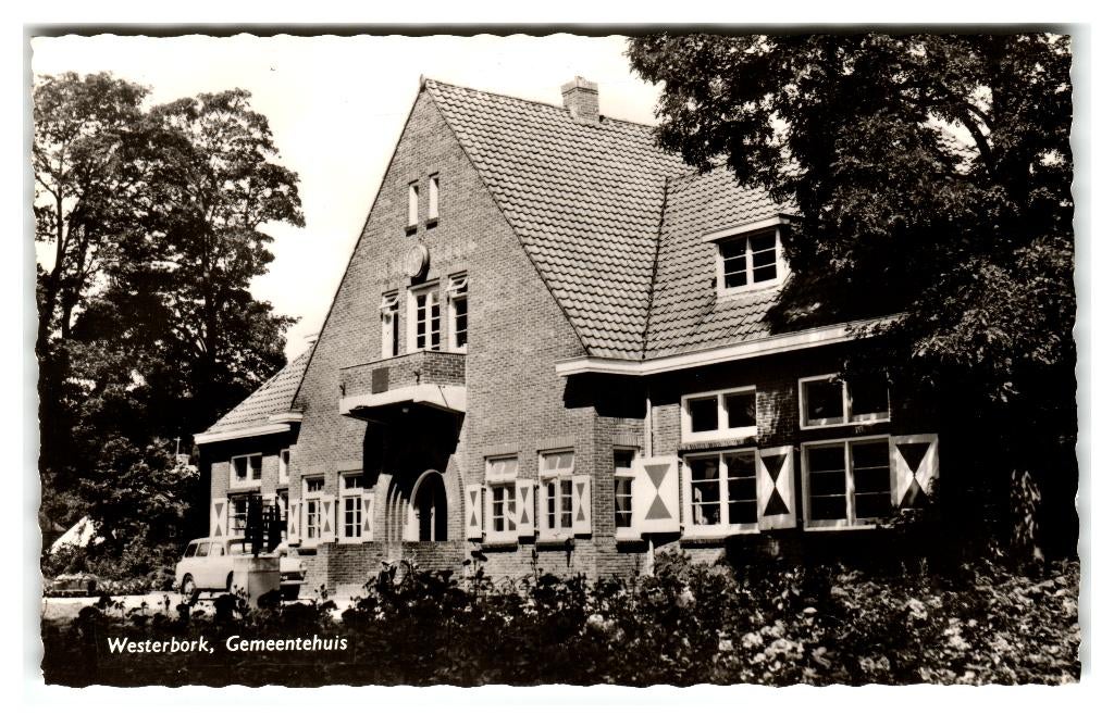 Westerbork, Gemeentehuis, Verzenden, 1960 tot 1980, Ongelopen, Drenthe