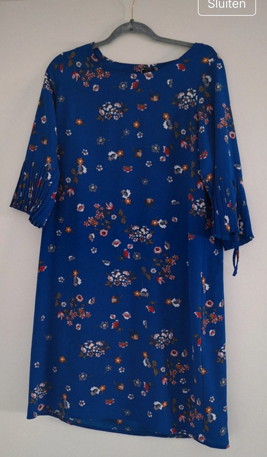 Paprika zomer jurk maat 42/44, Overige typen, Blauw, Maat 42/44 (L), Ophalen of Verzenden