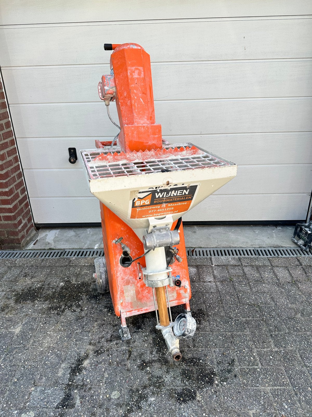 PFT Ritmo L lspuitmachine (bj 2018), Ophalen