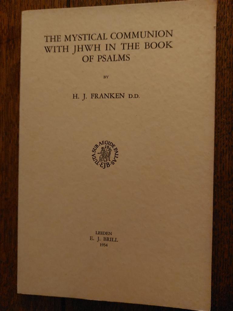 The Mystical communion with HJWH in the book of Psalms -, Ophalen of Verzenden, Gelezen, Jodendom