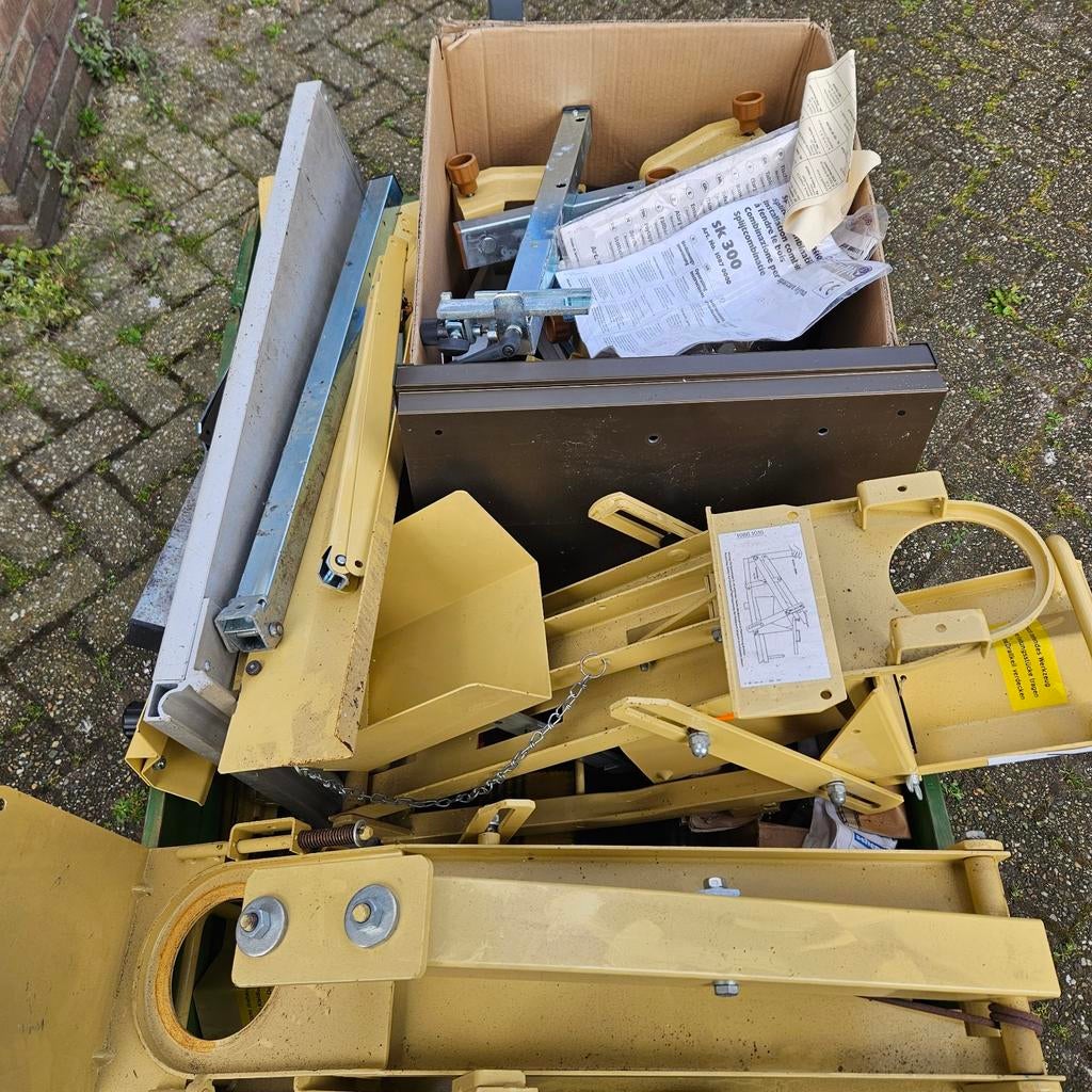 Partij Scheppach Zaagtafel Verbrederset Onderdelen, Ophalen, 1200 watt of meer, Cirkelzaag, 70 mm of meer