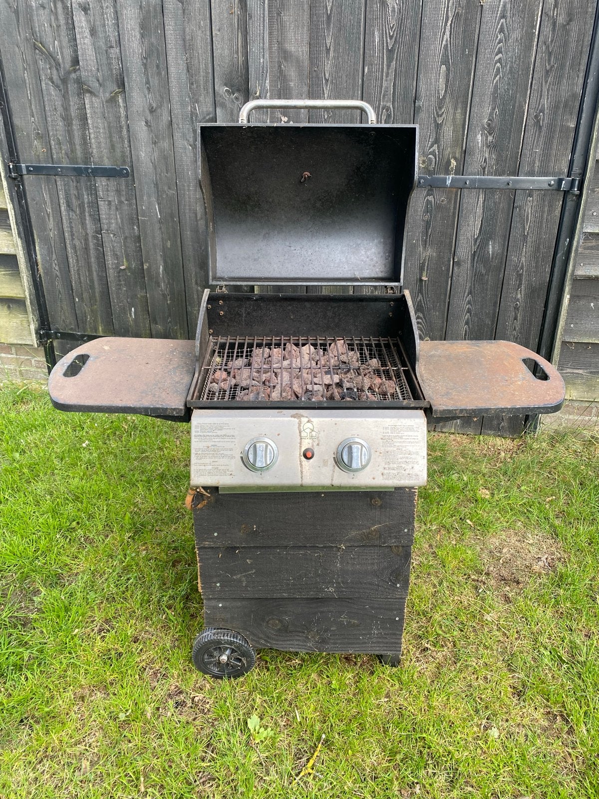 Gasbarbecue met gasfles, Tuin en Terras, Ophalen, Gebruikt