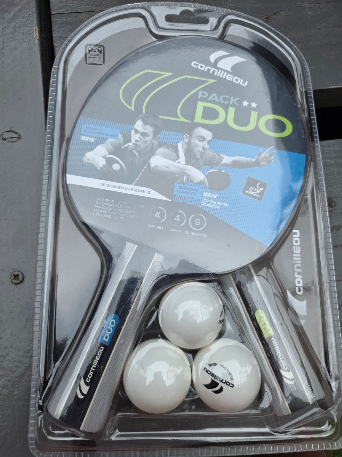 Cornilleau Pack Duo Tafeltennis Set - Nieuw, Ophalen, Nieuw, Tafel Outdoor