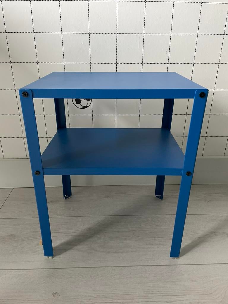 Ikea Knarrevik nachtkastje/bijzettafeltje blauw, Ophalen, Zo goed als nieuw, Minder dan 45 cm, Minder dan 55 cm