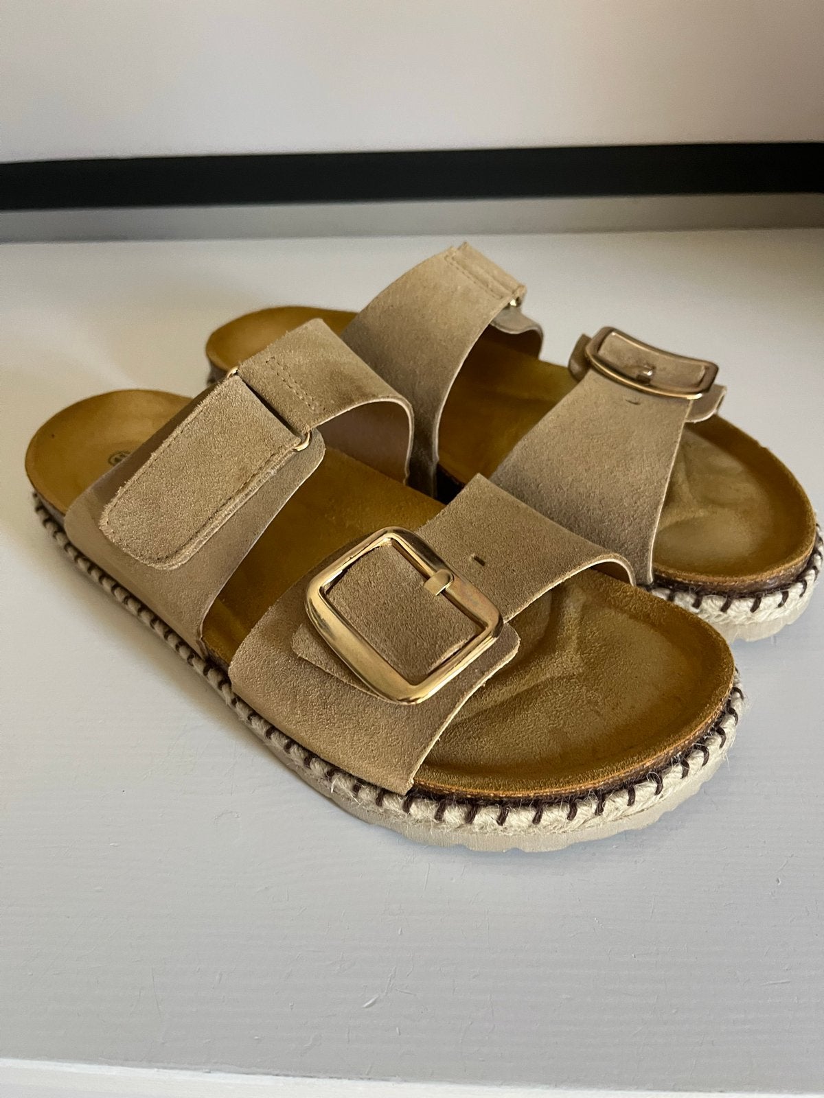sandalen met gespen, maat 41 Red-Rag, Kleding | Dames, Schoenen, Beige, Nieuw, Sandalen of Muiltjes, Ophalen of Verzenden