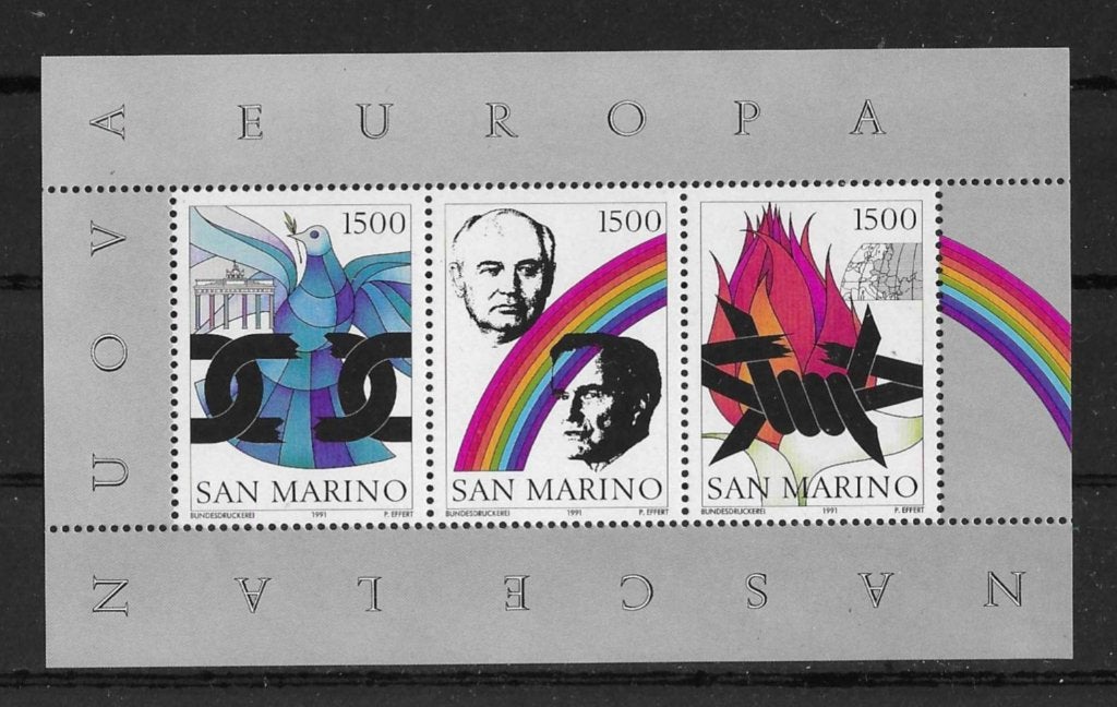 San Marino Michel blok 14 postfris, Ophalen of Verzenden, Overige landen, Postfris