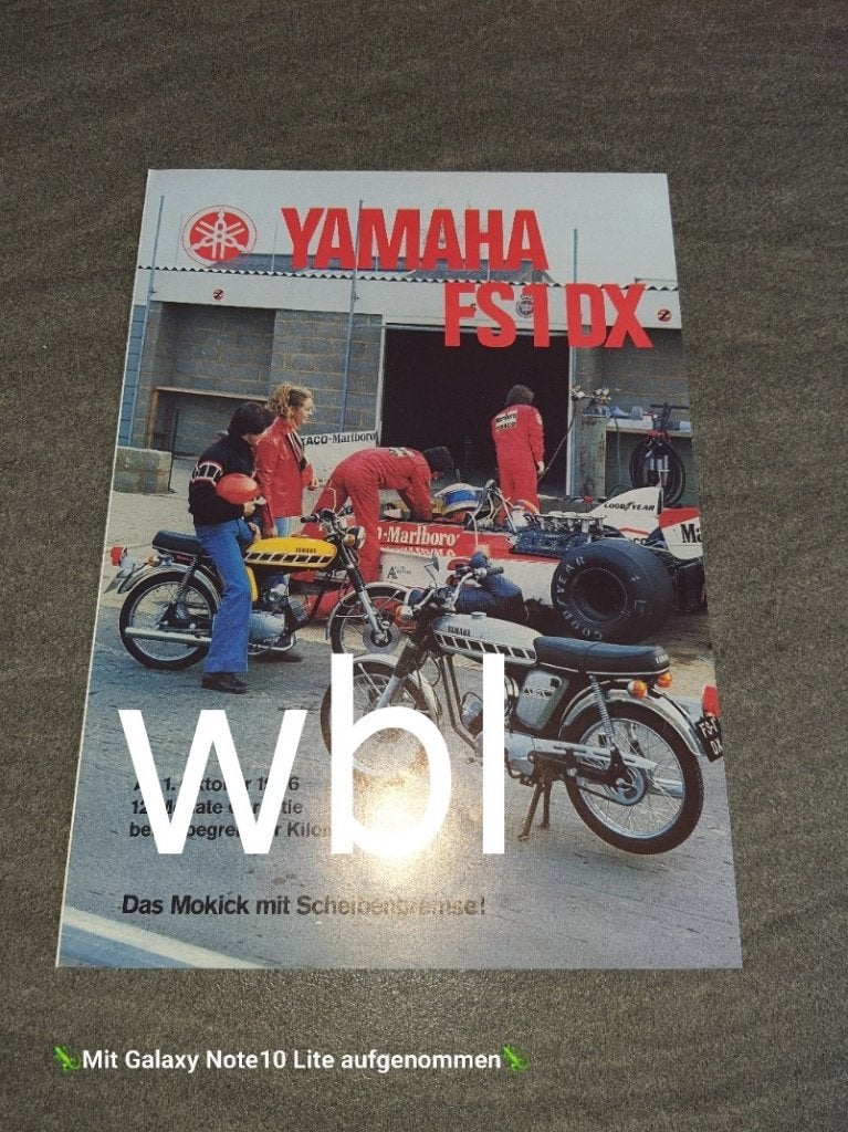 Yamaha FS1 Brochure (12 items), Verzenden, Gebruikt