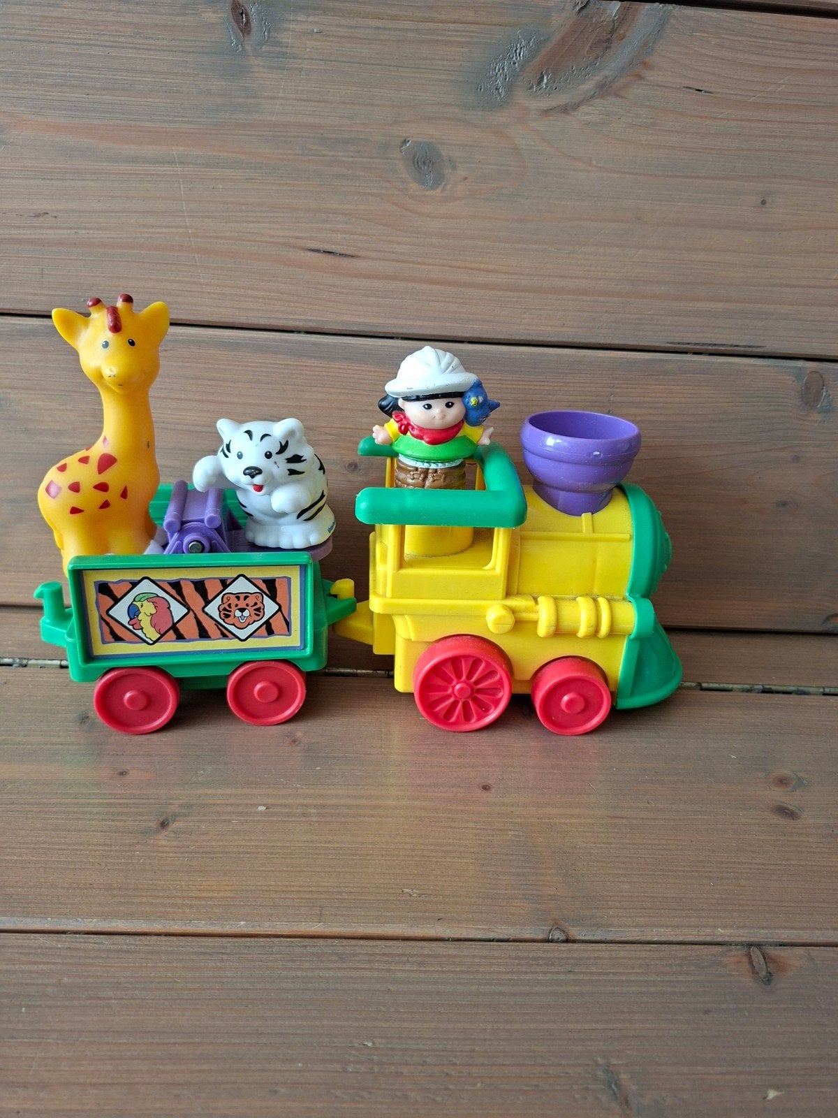 Fisher-Price Little People Dierentrein met figuren, Ophalen of Verzenden, Gebruikt, Overige typen, Met wieltjes