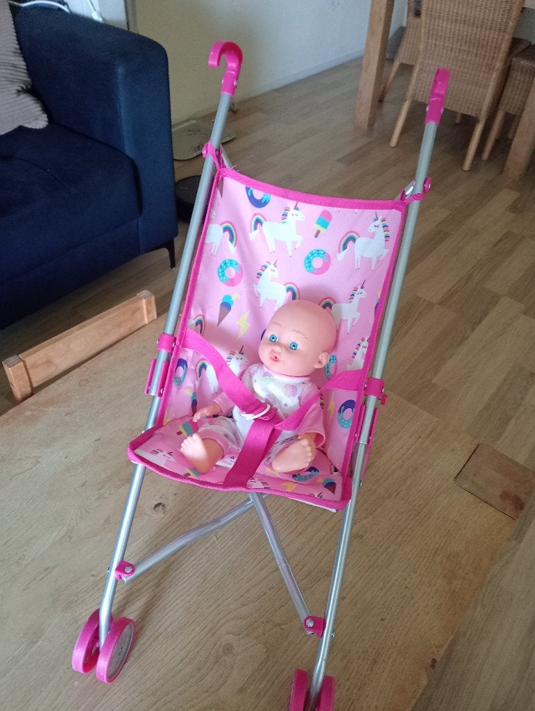 Poppen buggy, Kinderen en Baby's, Speelgoed | Poppen, Ophalen, Nieuw, Babypop
