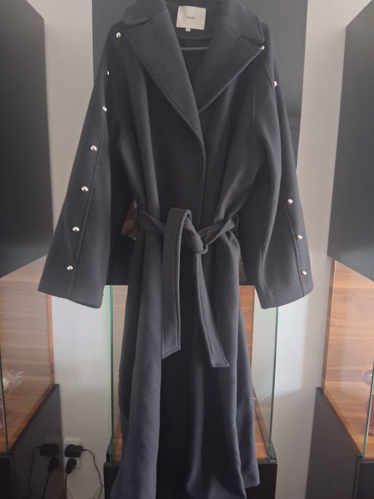 Shoeby Zwarte Coat  - Maat L/XL, Kleding | Dames, Zwart, Maat 42/44 (L), Ophalen of Verzenden, Zo goed als nieuw