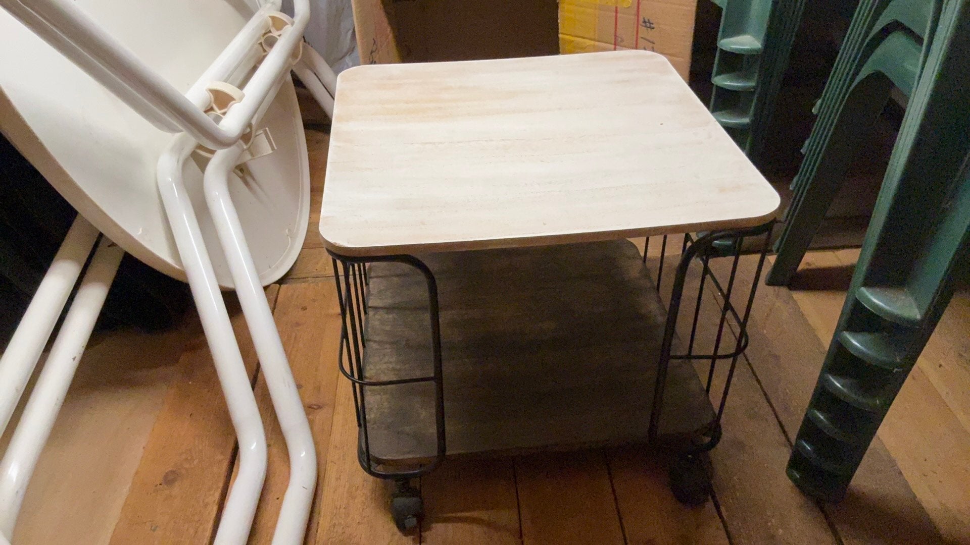 Bijzettafeltje, Ophalen, Minder dan 45 cm, Minder dan 55 cm, Vierkant