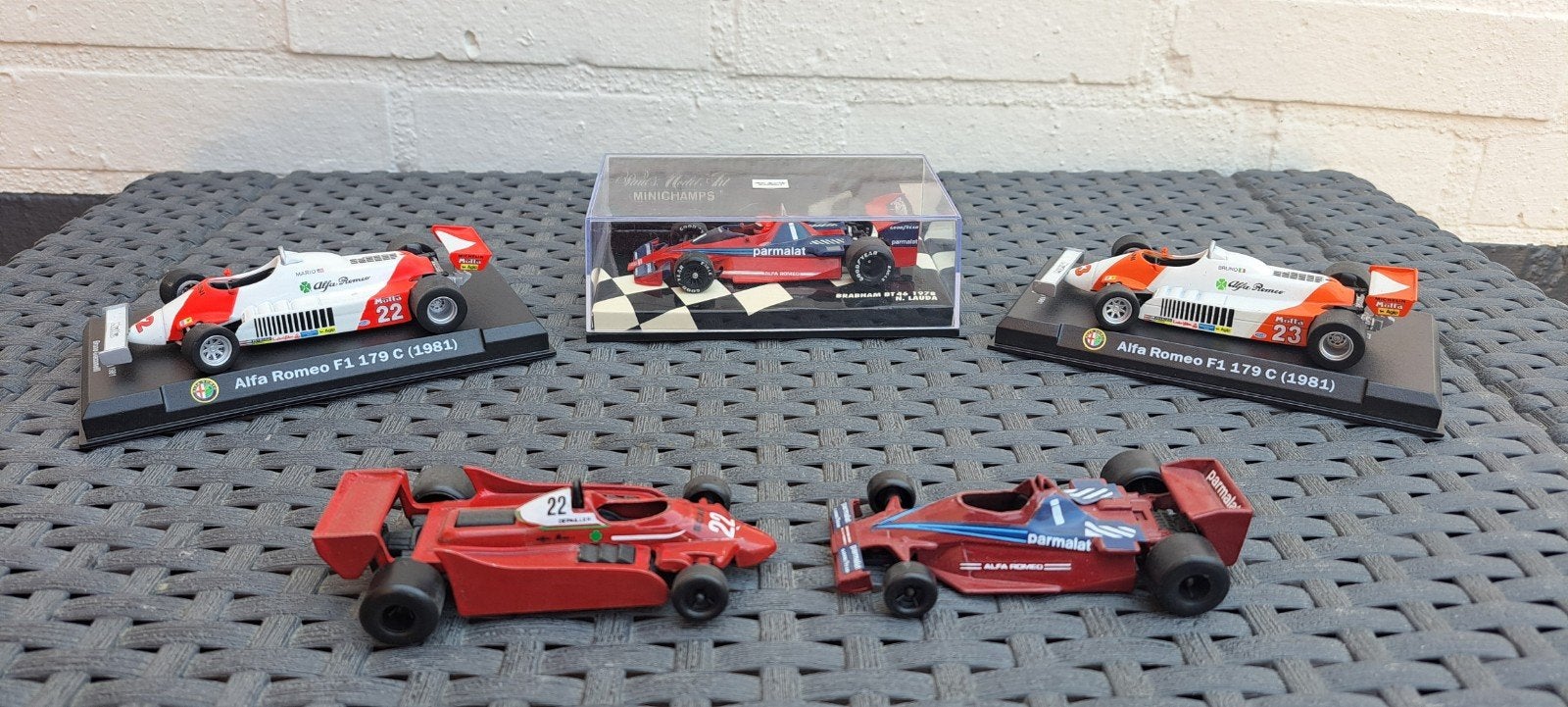 Alfa Romeo Formule 1 Niki Lauda Minichamps  Brabham Parmalat, Ophalen of Verzenden, Nieuw, Auto, Overige merken