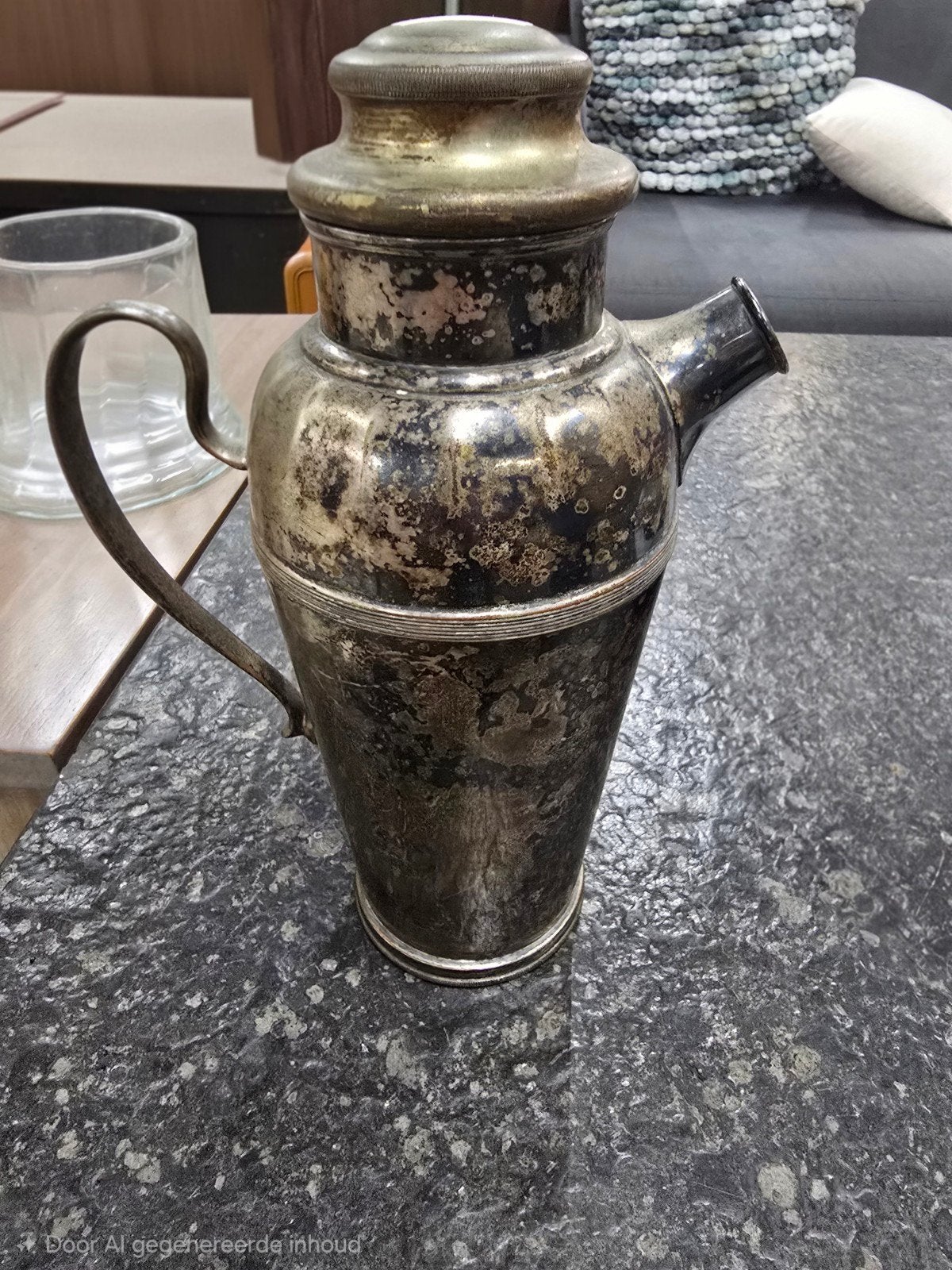 Igene cocktailshaker uit 1926 Art Deco zeldzaam, Antiek en Kunst, Ophalen