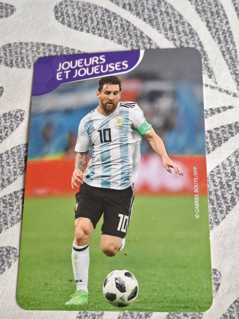 Voetbalkaart : Lionel Messi / Argentinië, Verzenden, Zo goed als nieuw, Buitenlandse clubs, Spelerskaart