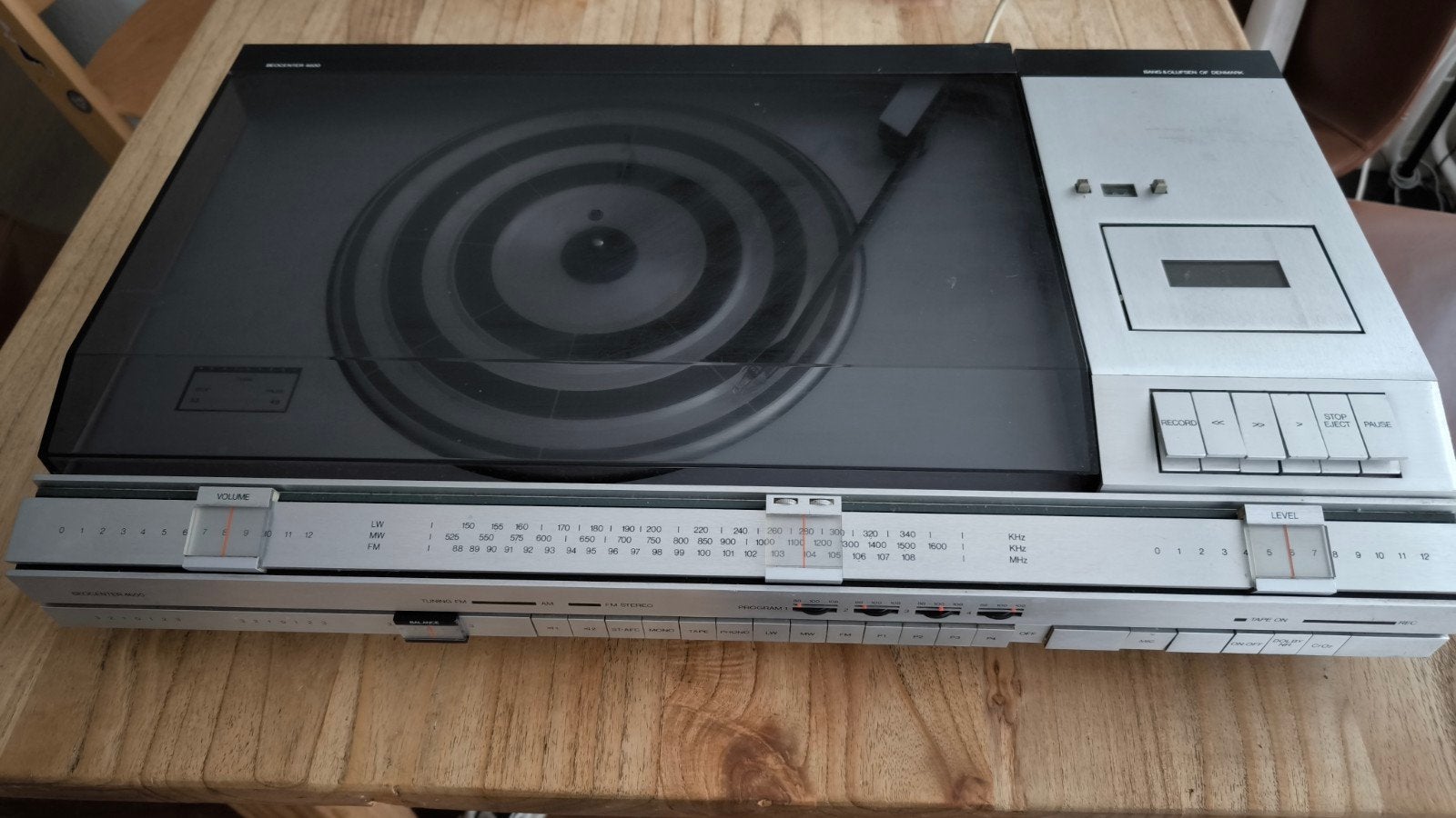 Bang & Olufsen Beocenter 4600 Vintage B&O MMC20S draaitafel, Ophalen of Verzenden, Gebruikt, Overige merken