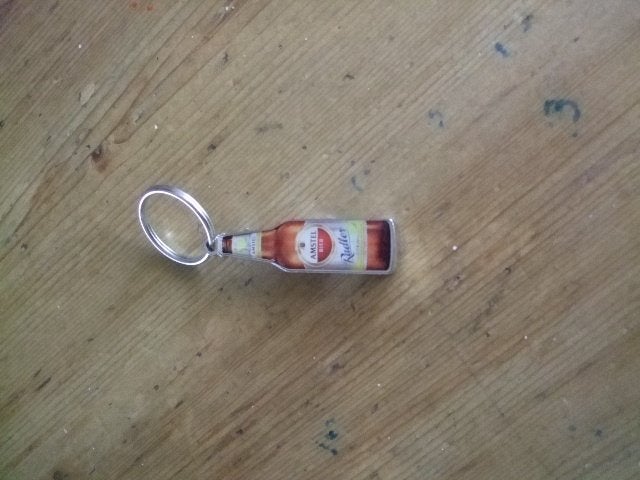 Amstel opener / sleutelhanger (nr.6), Ophalen of Verzenden, Nieuw, Flesopener, Amstel