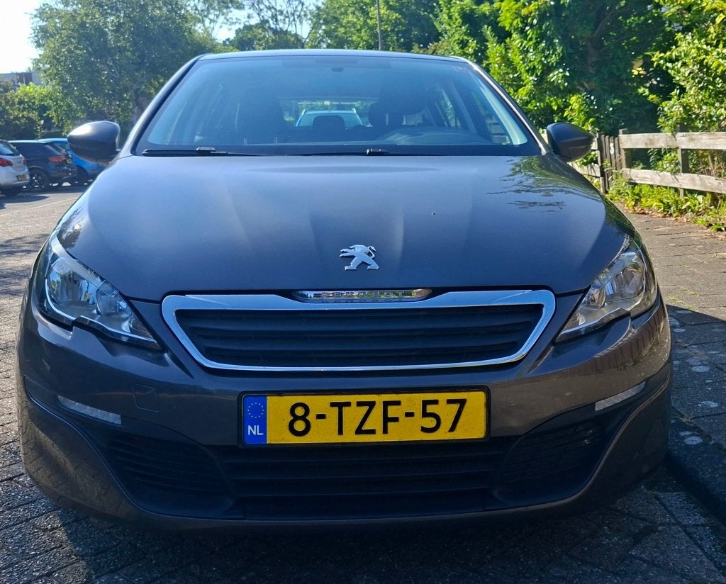 Peugeot 308 1.6E-HDI 88/120 5-D 2014 Beige, Auto's, Voorwielaandrijving, 1160 kg, Stof, Zwart
