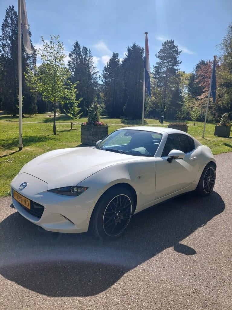 Mazda MX-5 2.0 Skyactiv-g 184pk I-eloop 2021 Wit, 1998 cc, Achterwielaandrijving, 40 €/maand, Euro 6