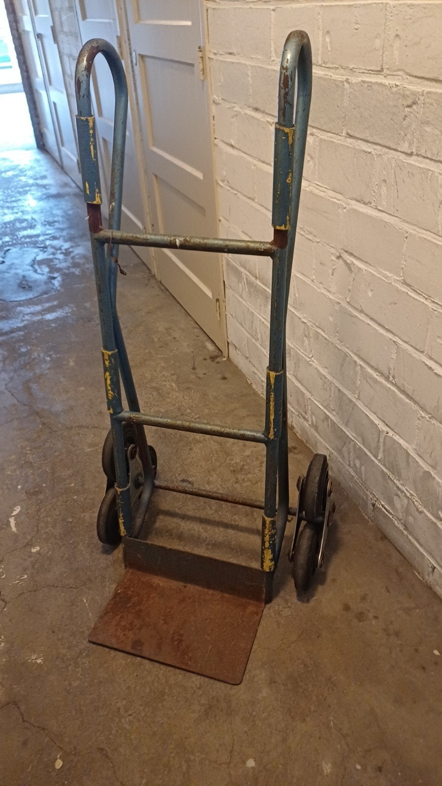 Stevige Steekwagen Geschikt voor Trappen, Doe-het-zelf en Verbouw, Transportwagens, Ophalen, Gebruikt, Steekwagen