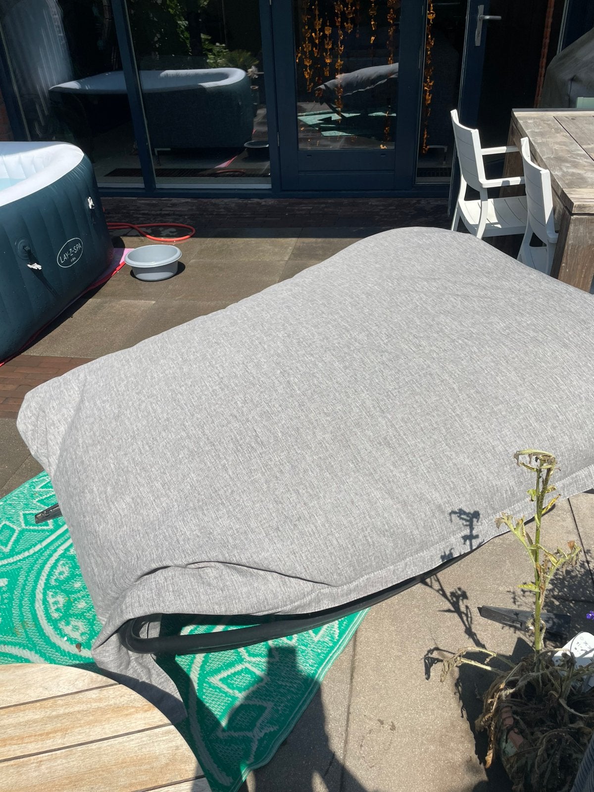 Fatboy schommelstoel in zeer goede staat, Ophalen, Gebruikt, Zwart, Zitzakstoel