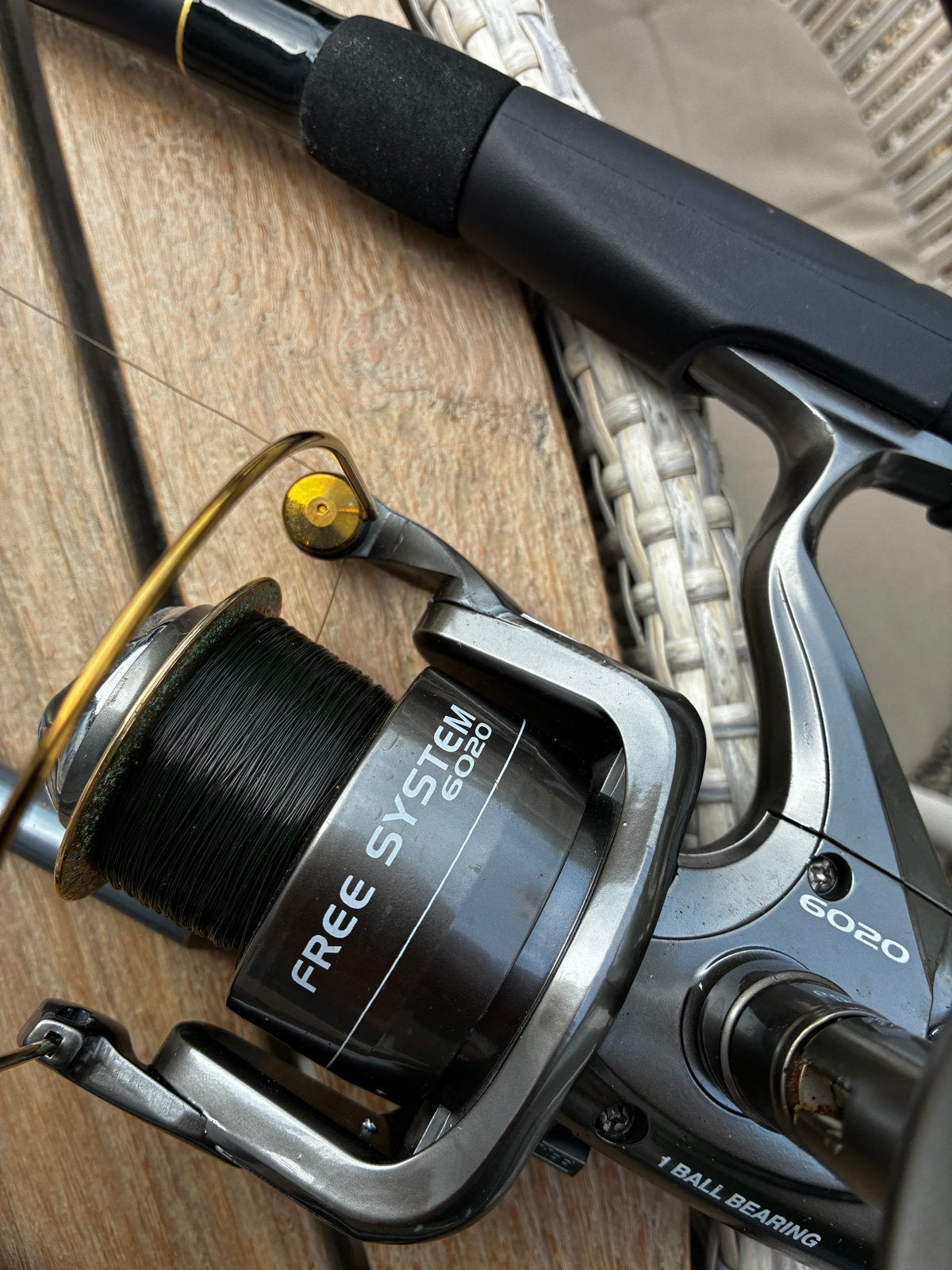 Shakespeare CarperRod 3,60m + Ocean Master 1,85m Set, Watersport en Boten, Hengelsport | Algemeen, Ophalen, Gebruikt, Complete hengel