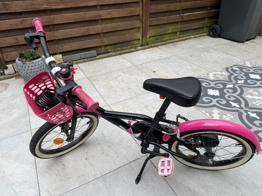 Btwin Kinderfiets 16 inch, Fietsen en Brommers, Ophalen, Velgrem, Btwin, 16 tot 20 inch