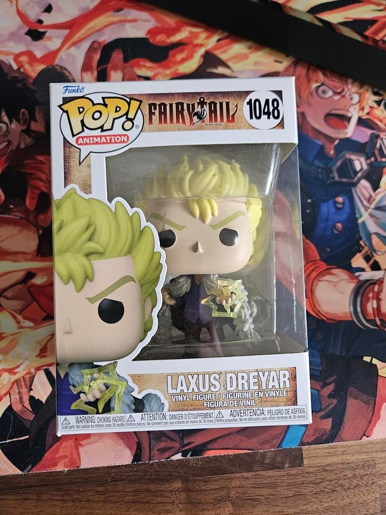 Funko Pop! Fairy Tail Laxus Dreyar #1048, Ophalen of Verzenden, Nieuw